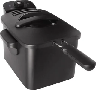 Koude zones friteuse 3 liter zwart