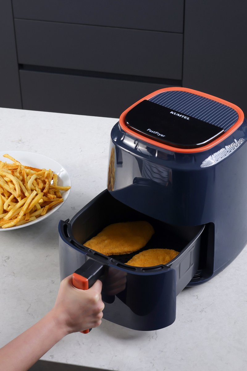 KUMTEL HAF-09 XXL Airfryer 5,5L Donker Blauw