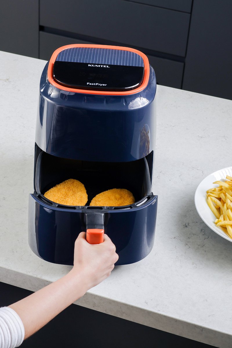 KUMTEL HAF-09 XXL Airfryer 5,5L Donker Blauw