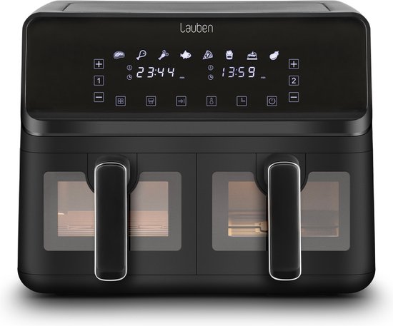 Lauben Airfryer XXL 8L 2700W Zwart