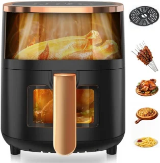 Lifero Airfryer - Heteluchtfriteuse Zwart