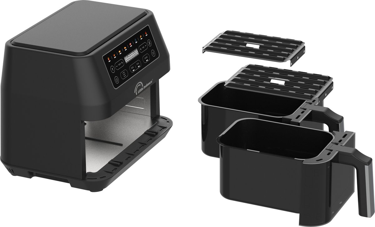 Little Balance 8765 dubbele Airfryer 2x4.5L 2460W