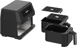 Little Balance 8765 dubbele Airfryer 2x4.5L 2460W