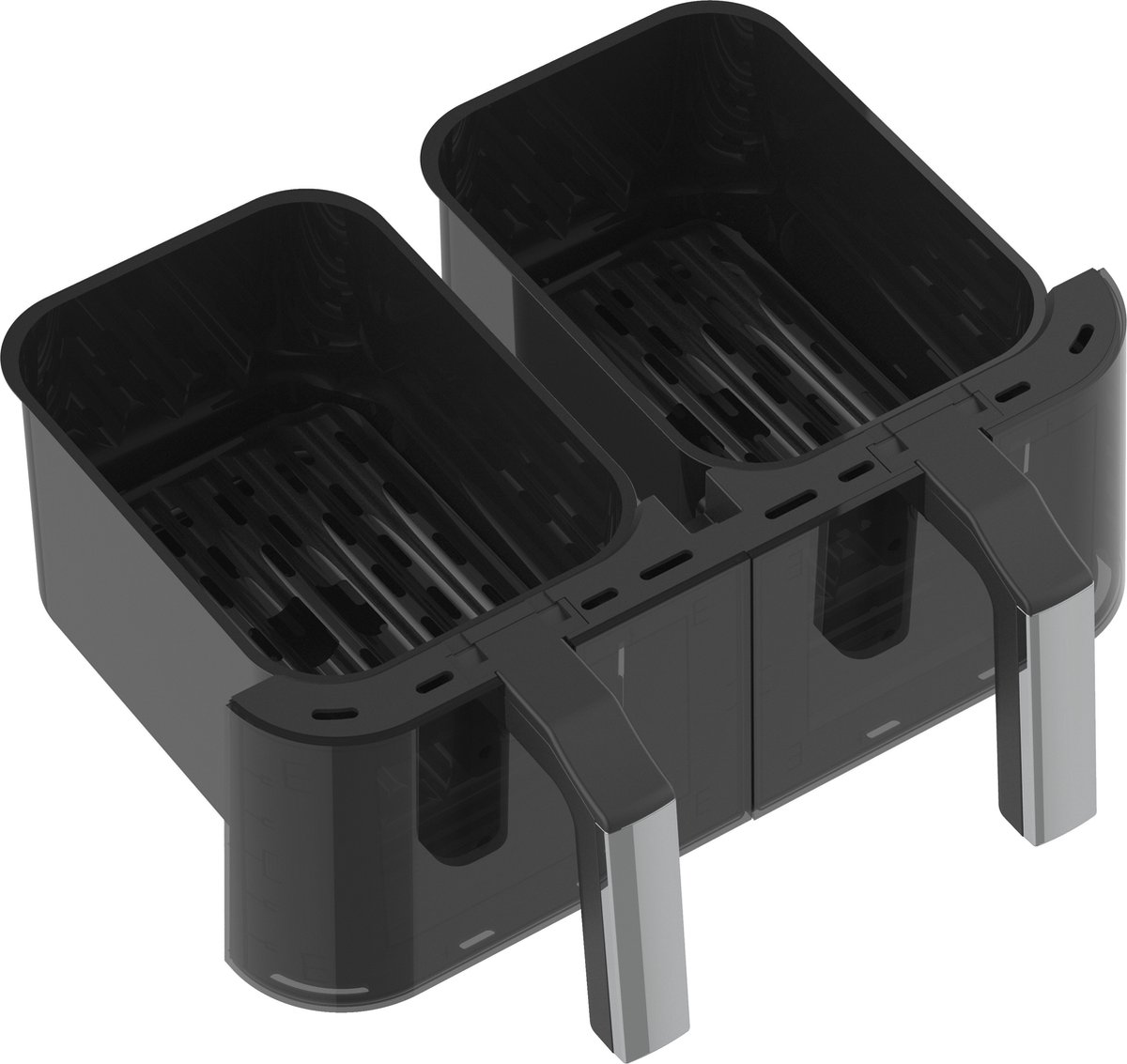 Little Balance 8765 dubbele Airfryer 2x4.5L 2460W