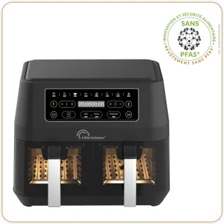 Little Balance 8765 dubbele Airfryer 2x4.5L 2460W