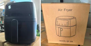 Livista Airfryer XXL 6L Zwart
