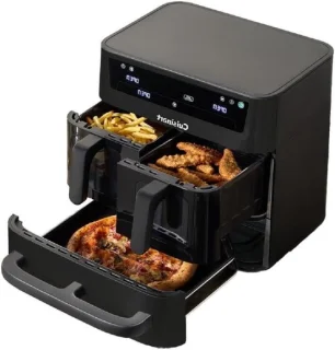 Luchtfriteuse 136 liter zwart