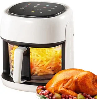 Luchtfriteuse 45 liter zilver