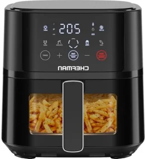 Luchtfriteuse Airfryer compact - 375 liter - zwart