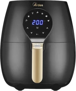 Luchtfriteuse Airfryer Maxi 5 liter zwart-rood