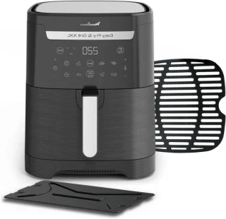 Luchtfriteuse grill Airfryer XXL 65 l zwart