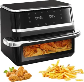 Luchtfriteuse oven - zwart