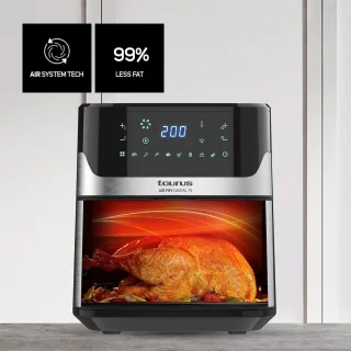 Luchtfriteuse RVS 6.5L 1500W