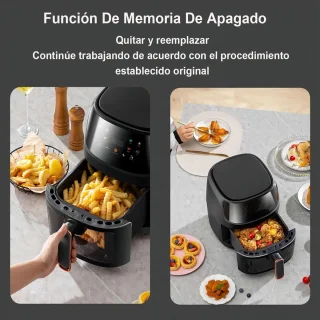 Luchtfriteuse Touchscreen 8L 2400W