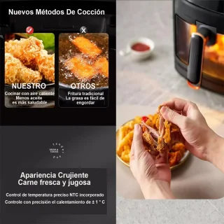 Luchtfriteuse Touchscreen 8L 2400W