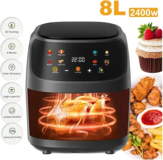 Luchtfriteuse Touchscreen 8L 2400W