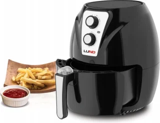 LUND Professional Airfryer 2.4L 1300W Zwart 67570