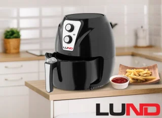 LUND Professional Airfryer 2.4L 1300W Zwart 67570