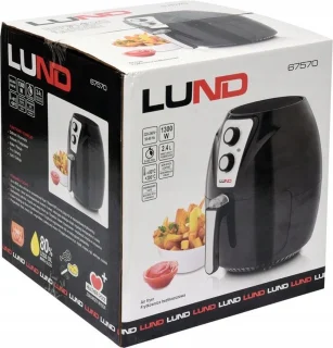 LUND Professional Airfryer 2.4L 1300W Zwart 67570