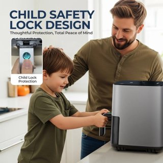 Wat vinden we goed aan de Lunekiss 5L luchtfriteuse