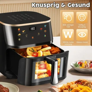 Lunekiss luchtfriteuse 9L