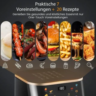 Lunekiss luchtfriteuse 9L