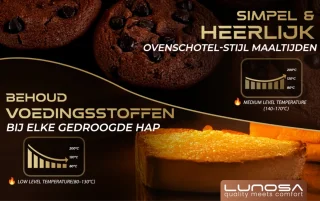 Lunosa Airfryer Wit Glas