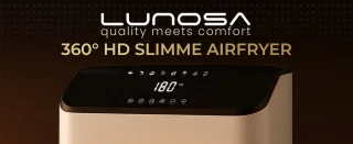Lunosa Airfryer Wit Glas