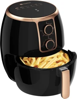 Luxe Airfryer Heteluchtfriteuse 3.7L - Zwart/Goud