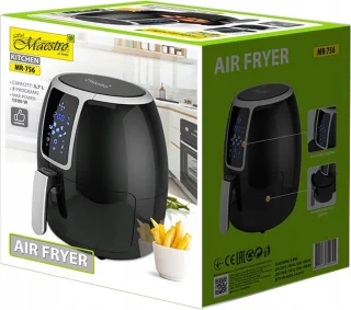 Maestro MR-756 vetvrije friteuse 3,7L zwart