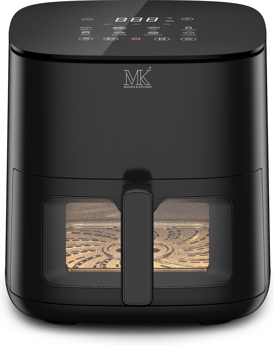 De Maison & Kitchen Airfryer 3L Zwart 1350W in één oogopslag