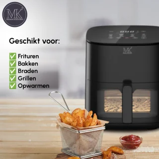 Maison & Kitchen Airfryer 3L Zwart 1350W