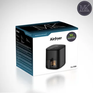 Maison & Kitchen Airfryer 3L Zwart 1350W