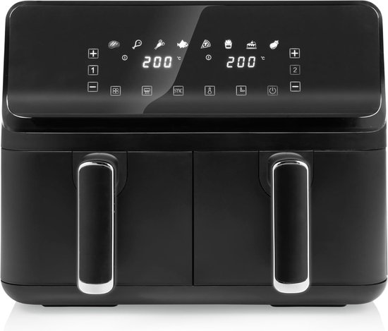Mand Dubbele Airfryer 2x4L 2700W