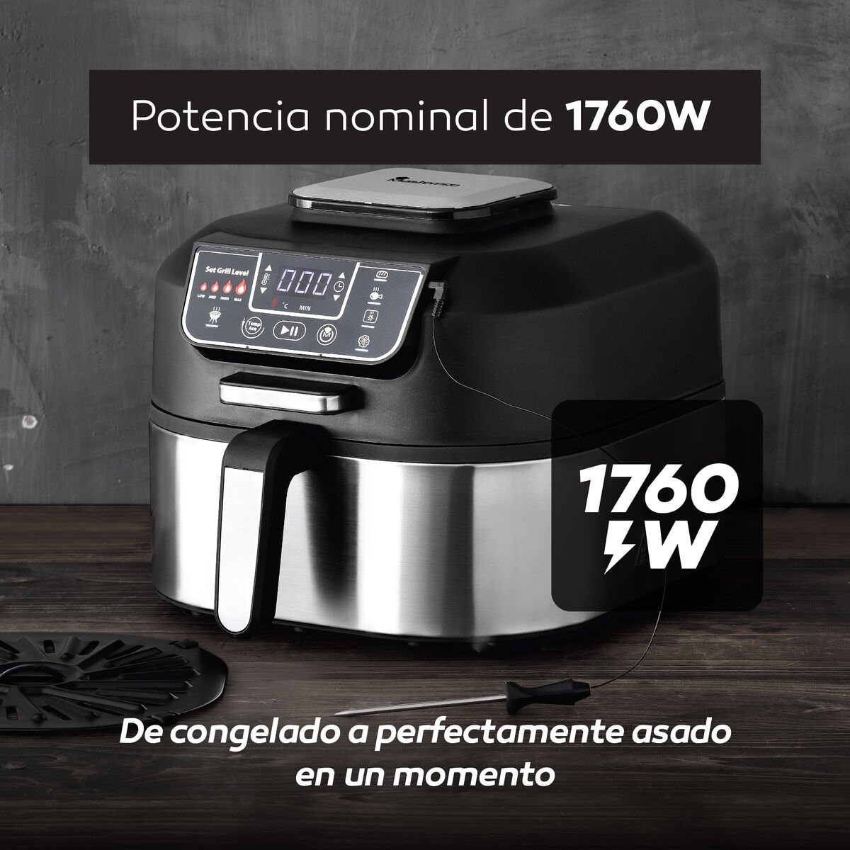 Masterpro Friteuse 1760W 5,6L Multicolour