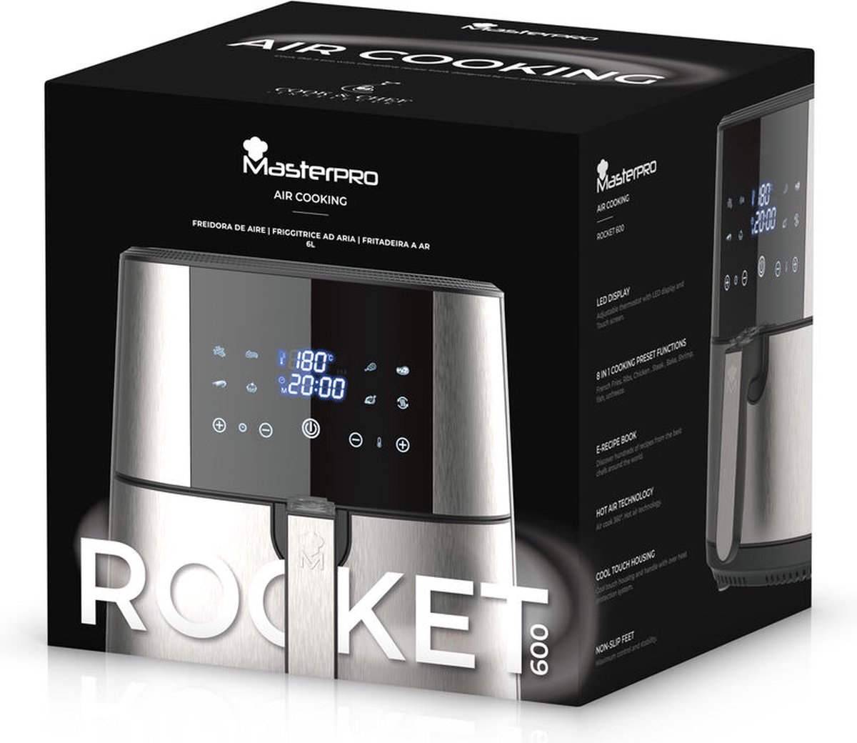 Masterpro Rocket 600 Friteuse 6L 1800W