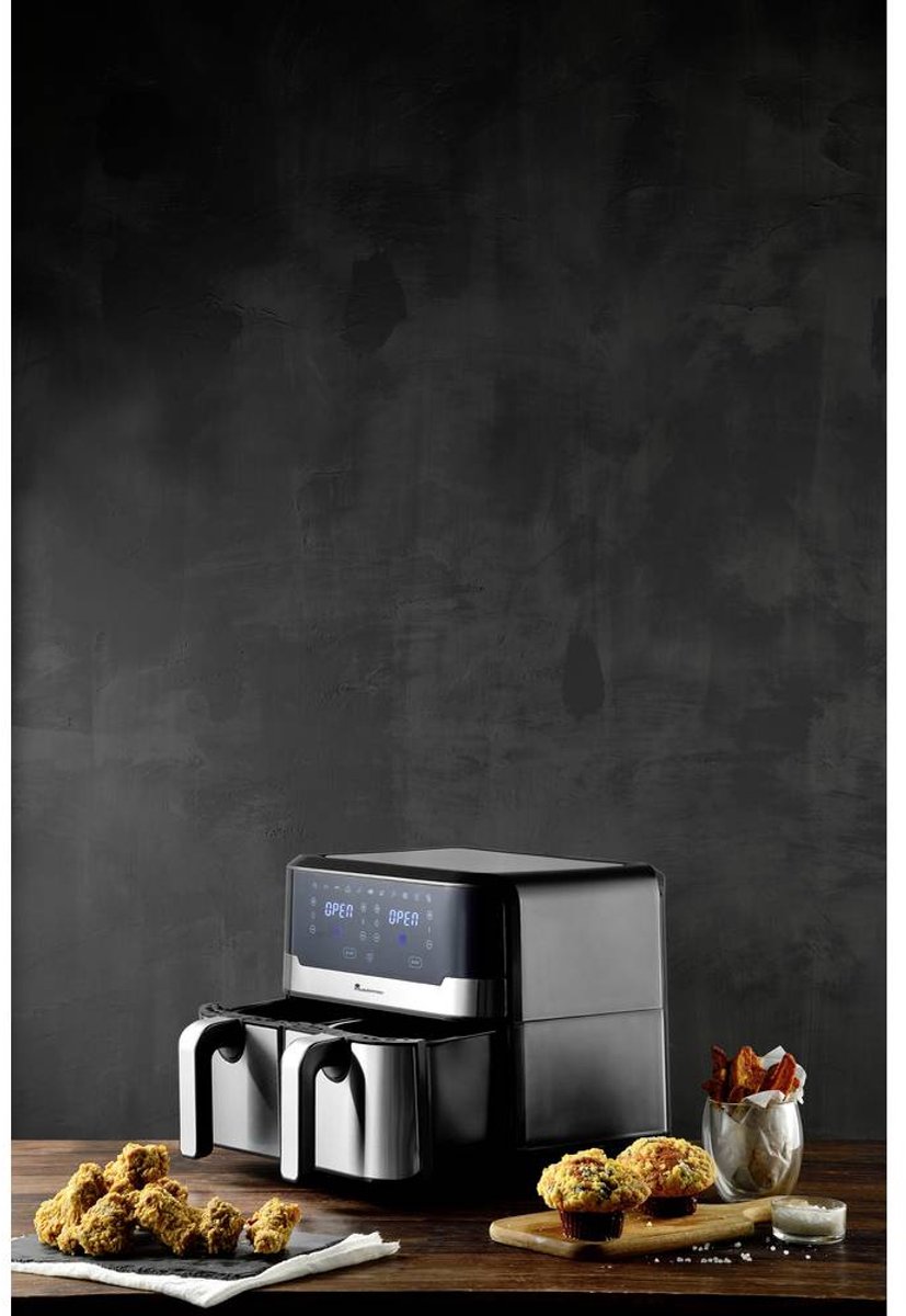 Masterpro Rocket Duo 900 Friteuse 9L 2400W Zwart