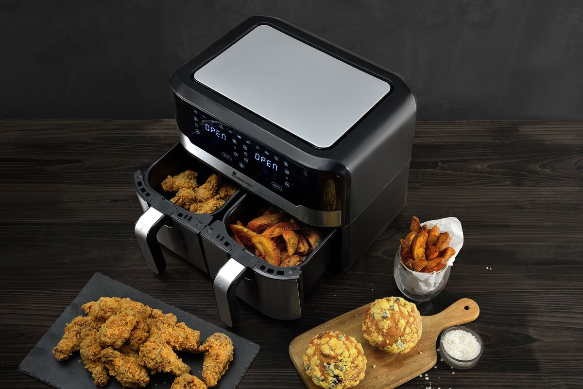 Masterpro Rocket Duo 900 Friteuse 9L 2400W Zwart