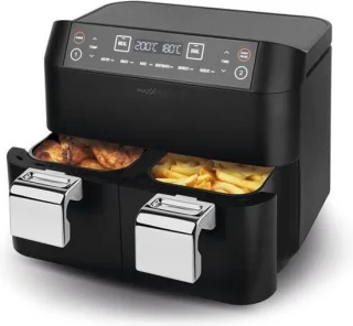 MAXXMEE Airfryer dubbele mand 2x3,8L 2400W