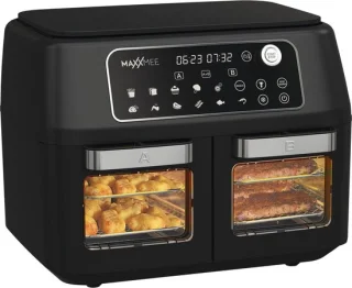 MAXXMEE Heteluchtfriteuse Dubbel 11L 2400W Zwart