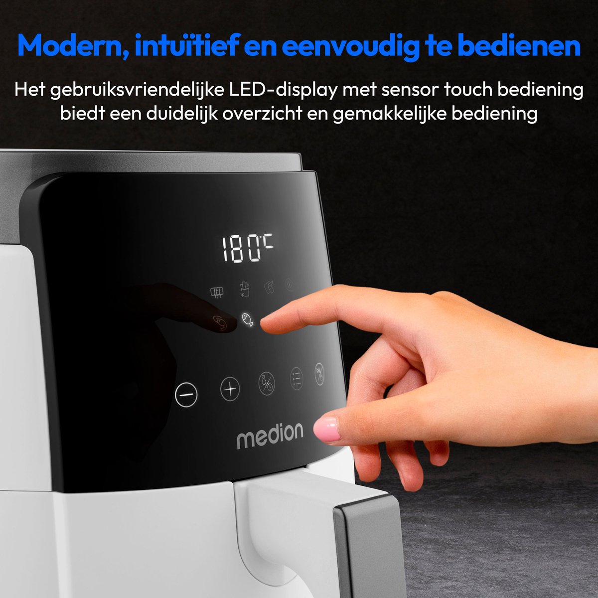MEDION Airfryer P40 L MD13030 wit