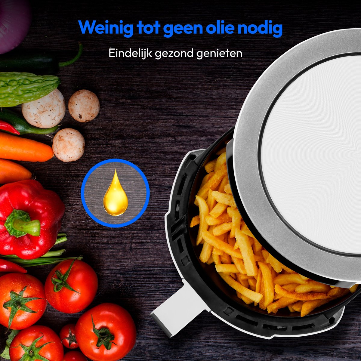 MEDION Airfryer P40 L MD13030 wit