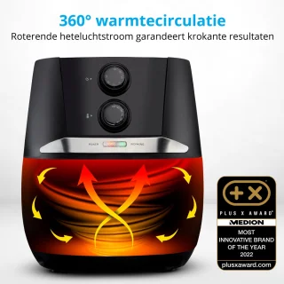 MEDION E20 L Airfryer MD10711 zwart