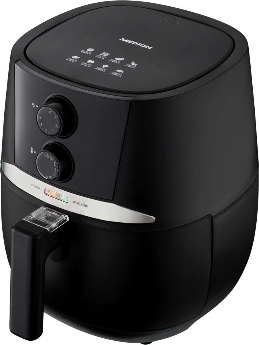 Wat vinden we goed aan de MEDION E20 L Airfryer MD10711 zwart