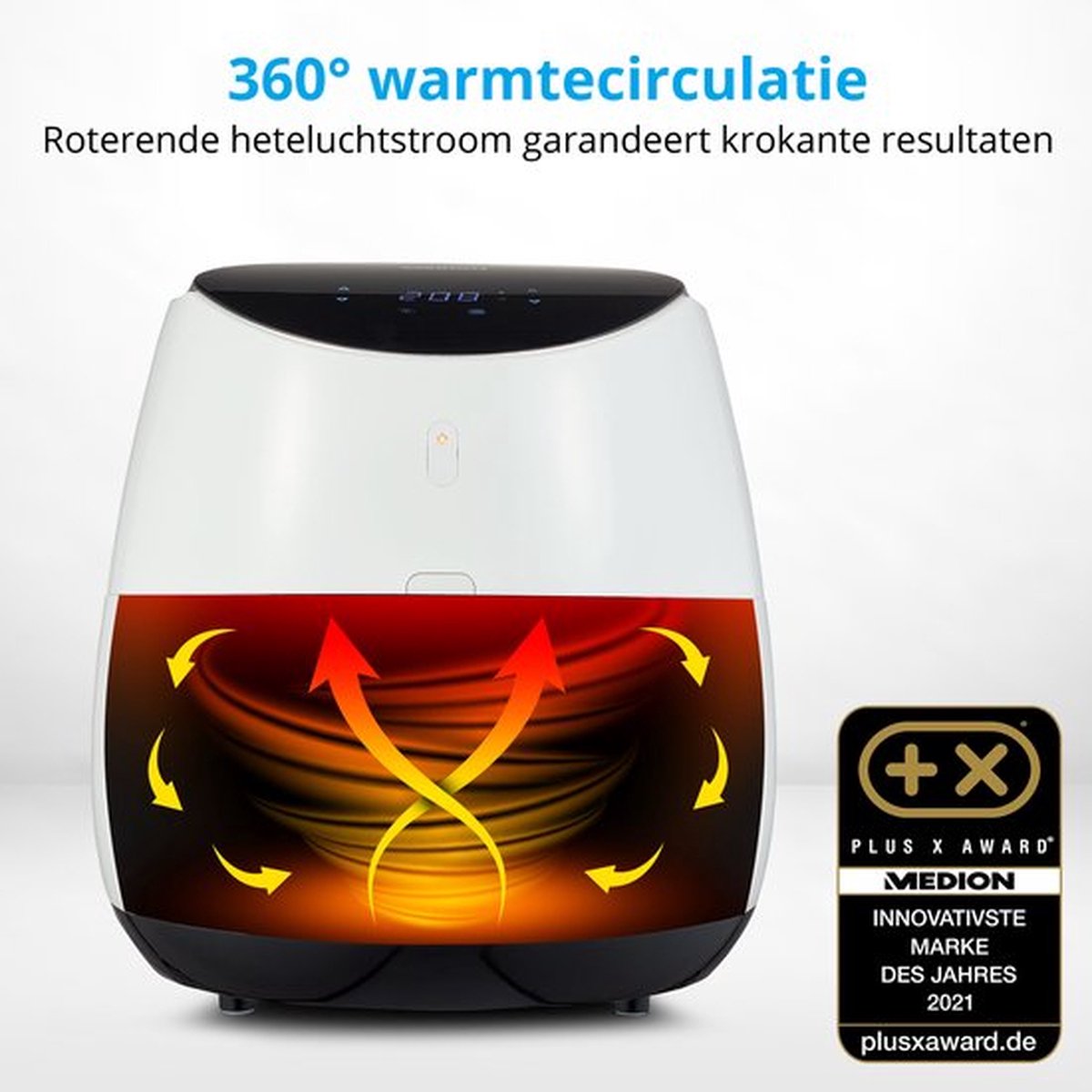 Wat vinden we goed aan de Medion E30 XL Airfryer XXL 5L Wit