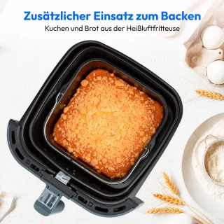 MEDION E40 XL heteluchtfriteuse, matgrijs