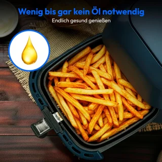 MEDION E40 XL heteluchtfriteuse, matgrijs
