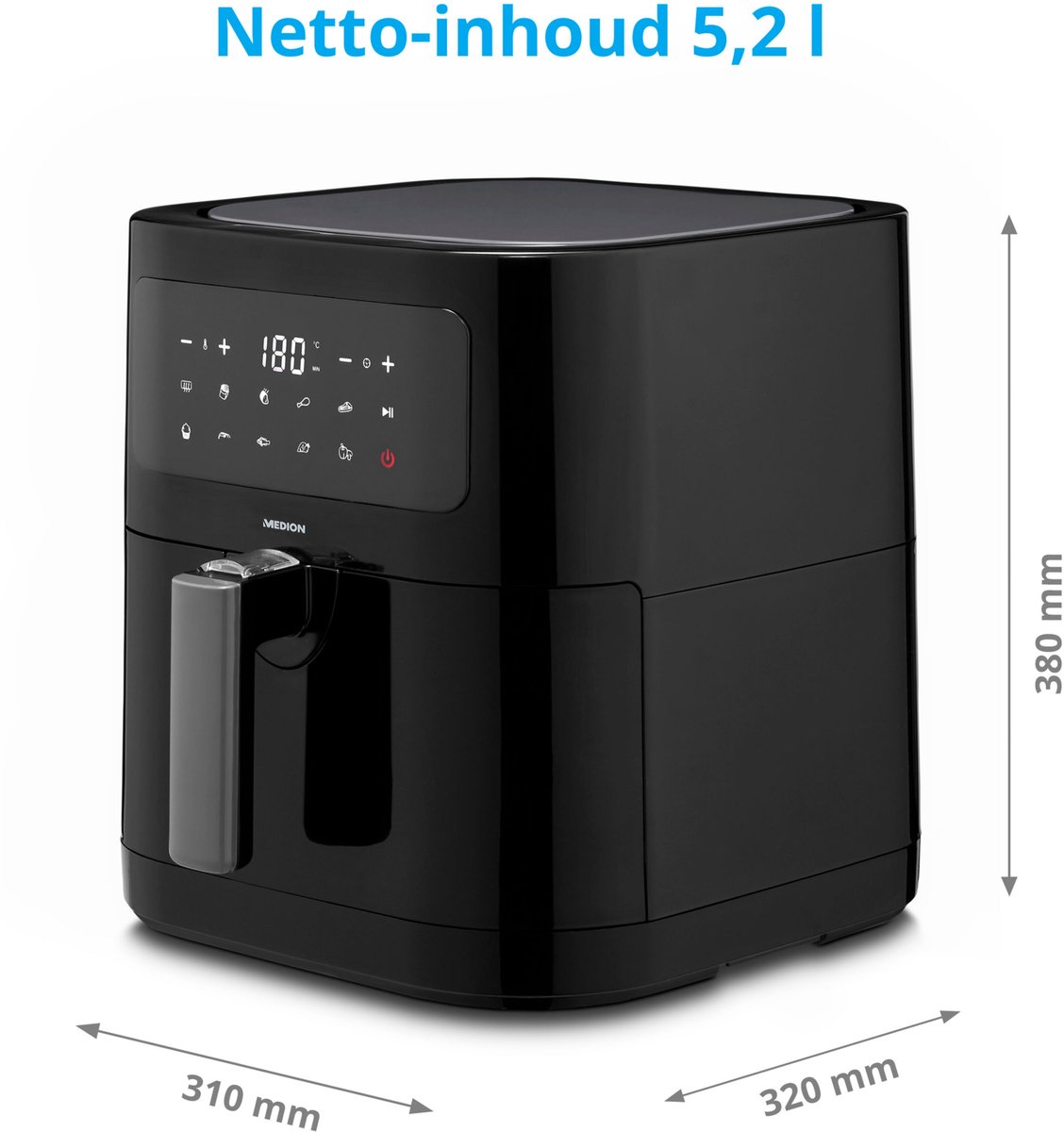 MEDION Heteluchtfriteuse E40 XL
