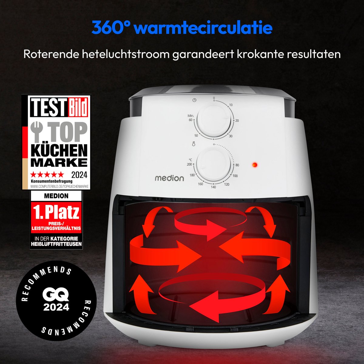 MEDION Heteluchtfriteuse P30 L MD13020