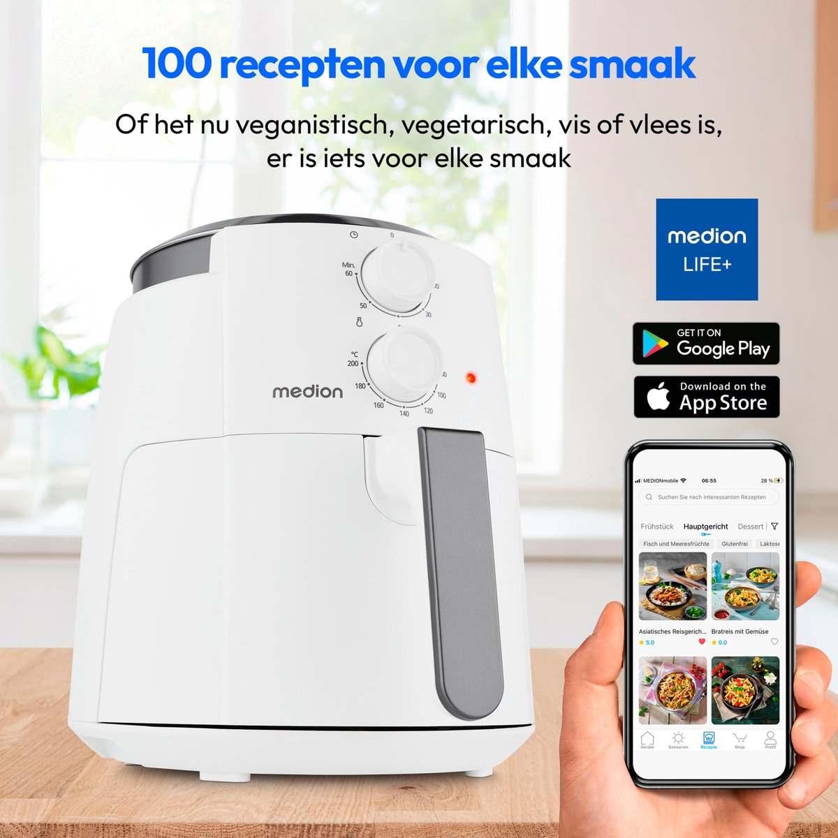 MEDION Heteluchtfriteuse P30 L MD13020